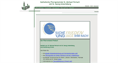 Desktop Screenshot of pfarrei-perlach.de